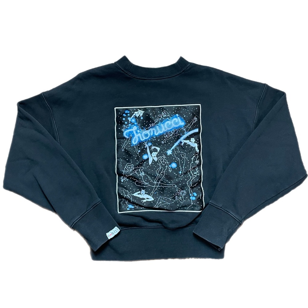 Adidas X Fiorucci Cropped Constellation Shirtshirt sz S